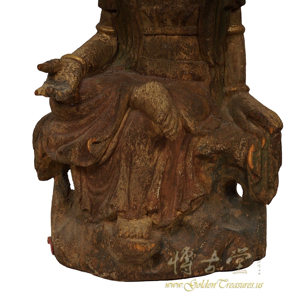 chinese wooden carved figures