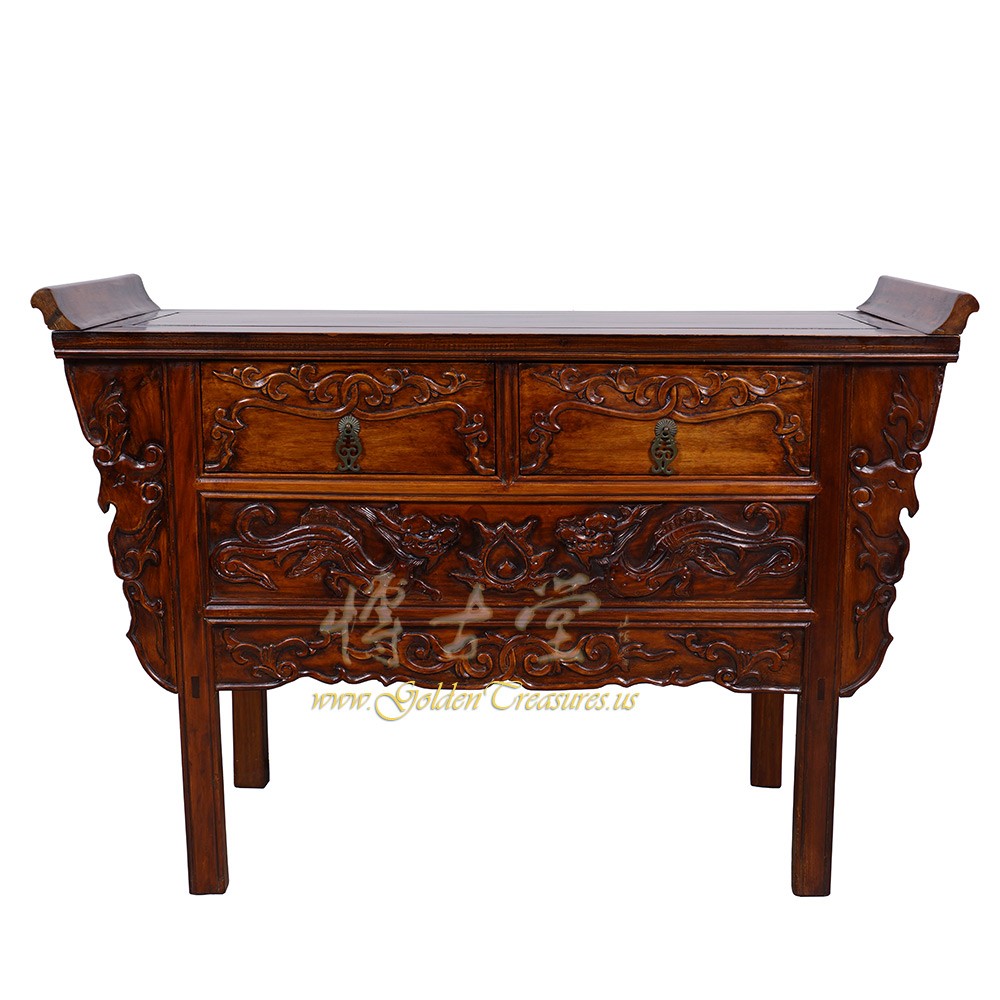 Vintage Chinese Camphor wood Altar Table/Console Table 17LP33