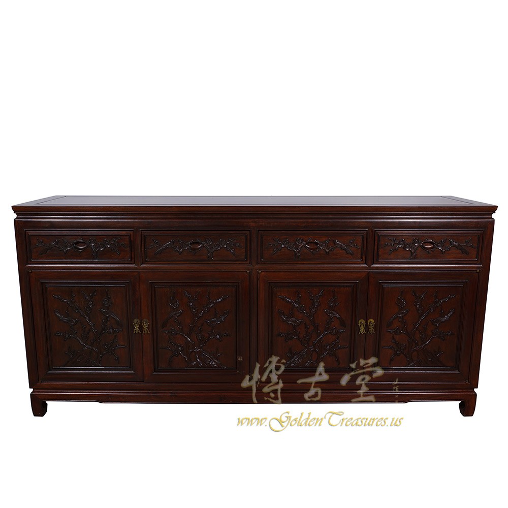 Chinese Antique Carved Rosewood Sideboard Buffet Table 17LP49
