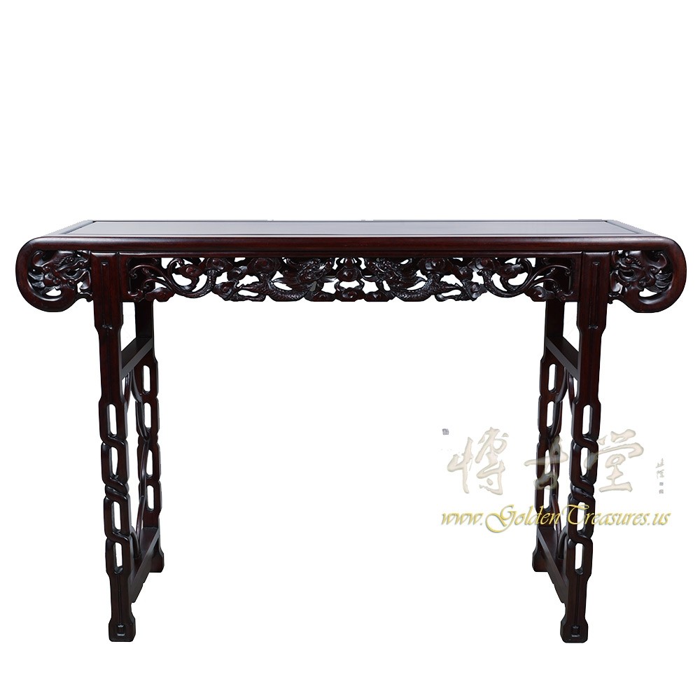 Chinese Antique Carved Rosewood Altar Table/Entry Console 18LP32