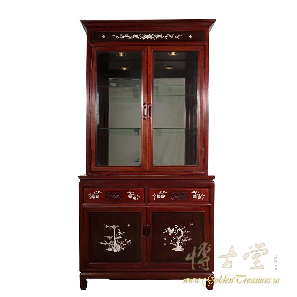Rosewood sale curio cabinet