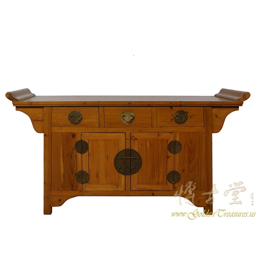 Vintage Chinese Carved Sideboard/Buffet Table 