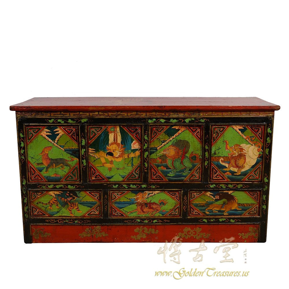 Tibetan Antique Altar Prayer/Coffee Table