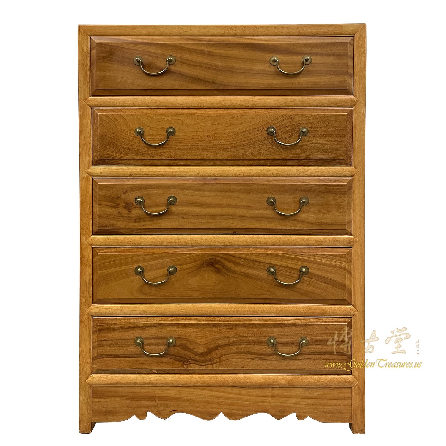 Vintage Chinese Camphor Wood Chest of Drawers