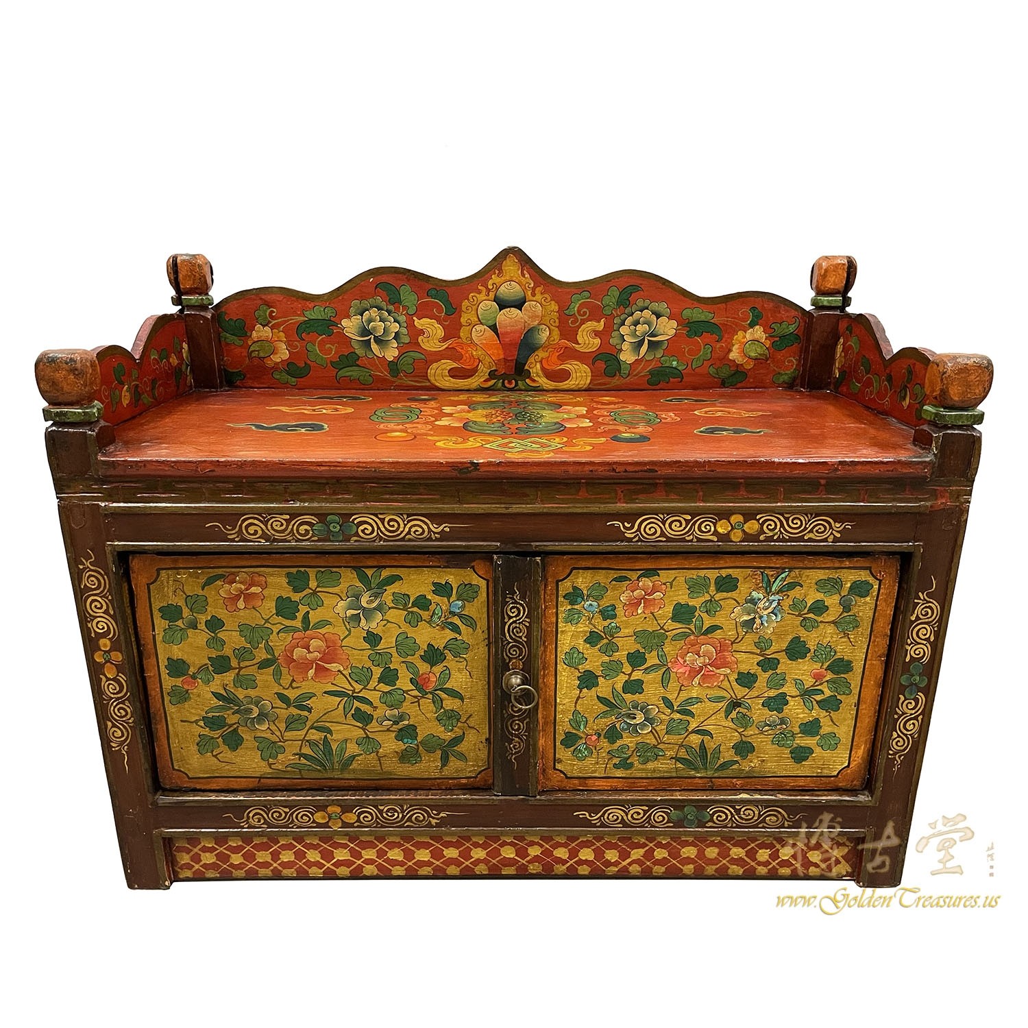  Antique Tibetan Altar Prayer/Coffee Table