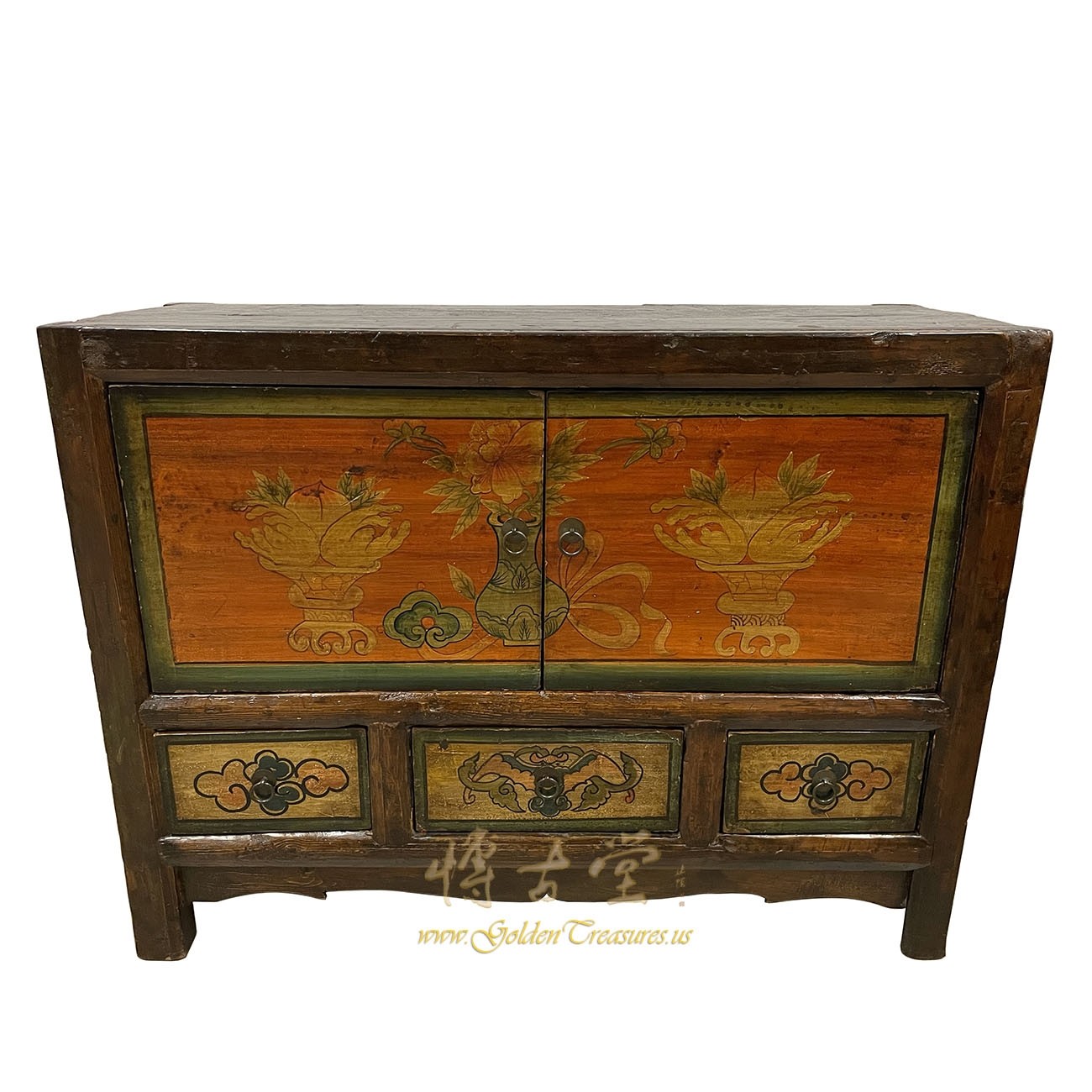 Antique Chinese Mongolia Cabinet/Buffet Table, Sideboard