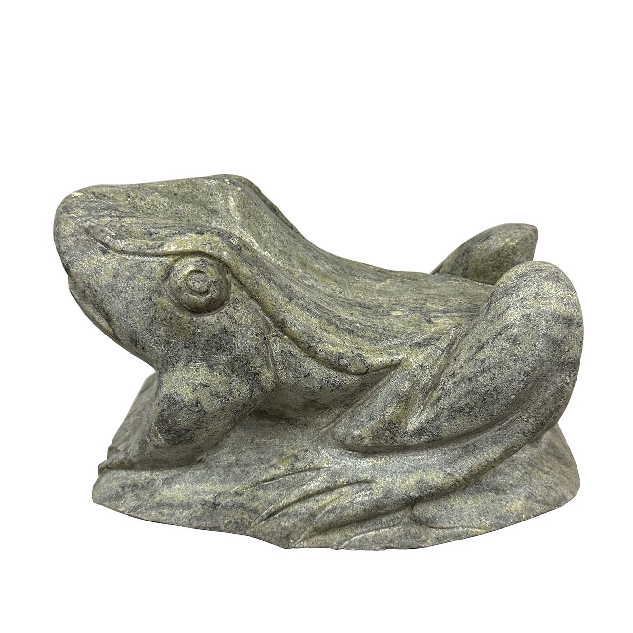 Mid-20th Century Vintage Chinese Hand Crafted Stone Frog