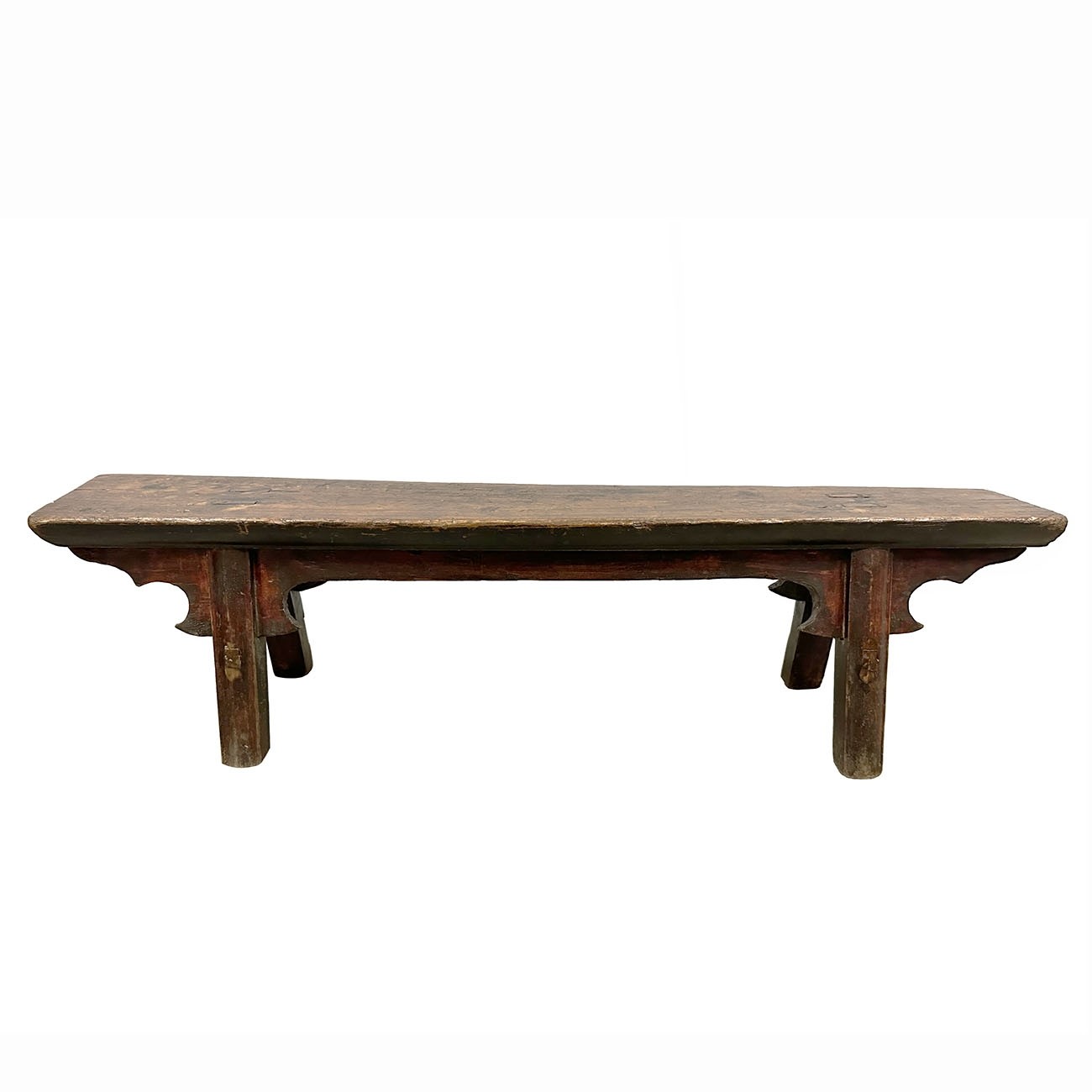 Late 19th Century Antique Chinese Wooden Bench 
