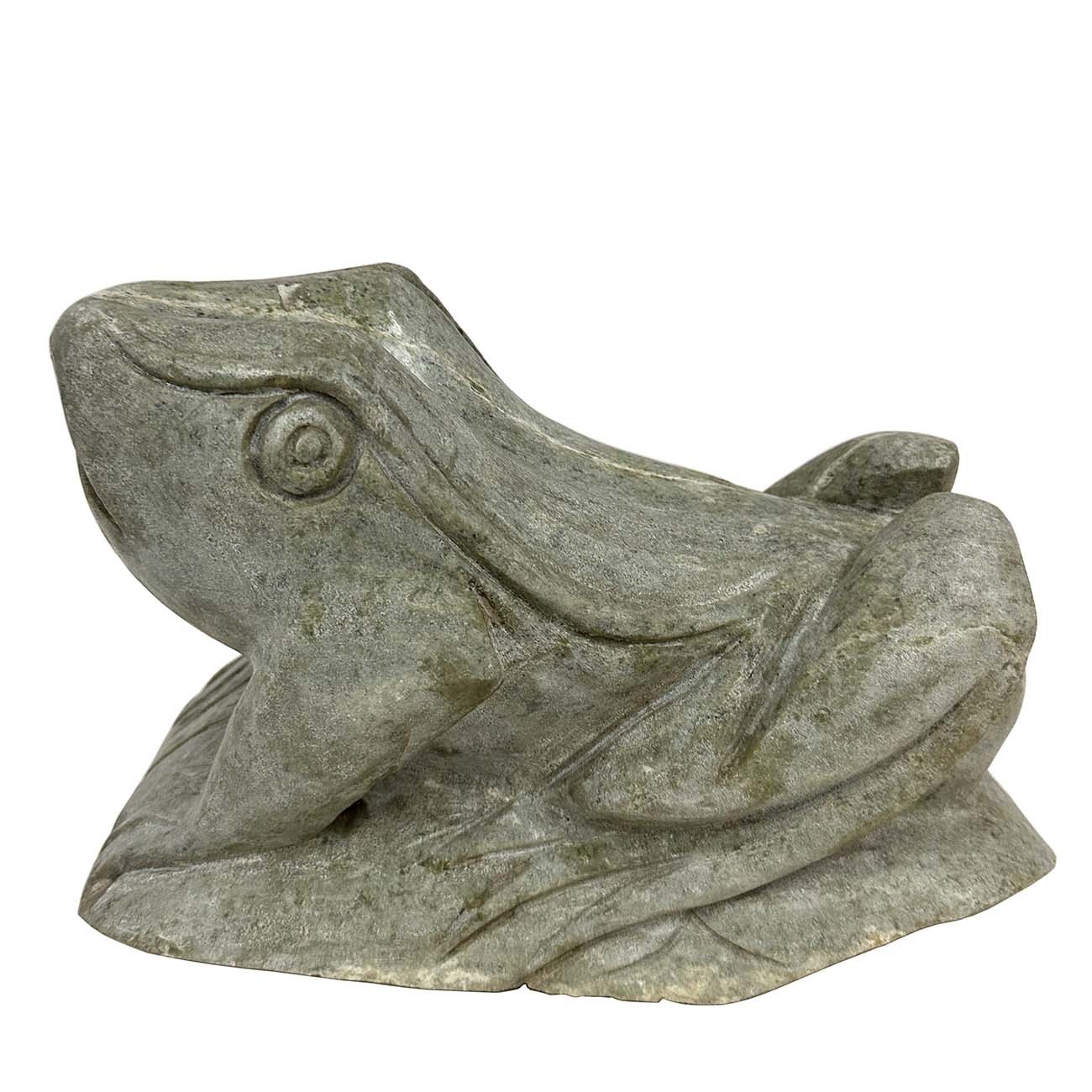Mid-20th Century Vintage Chinese Hand Crafted Stone Frog