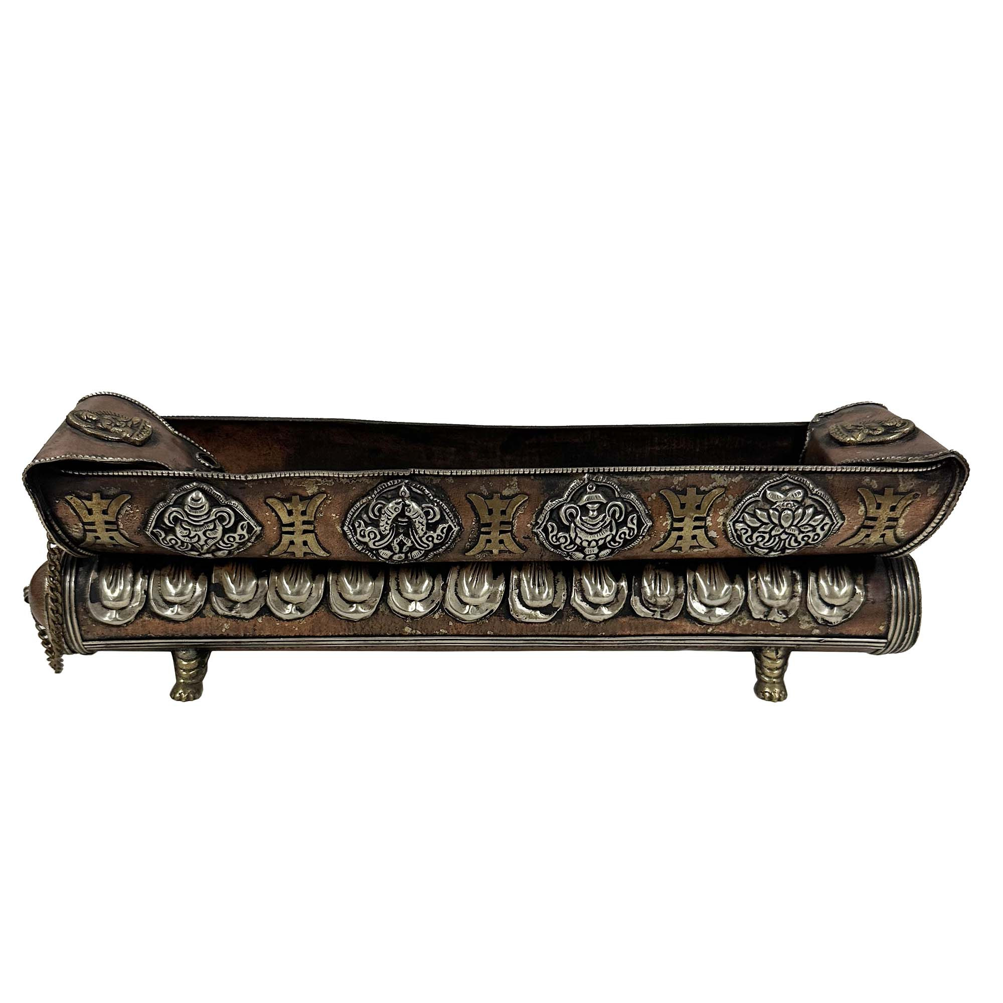 Mid 20th Century Tibetan Handcrafted Bronze Incense Burner