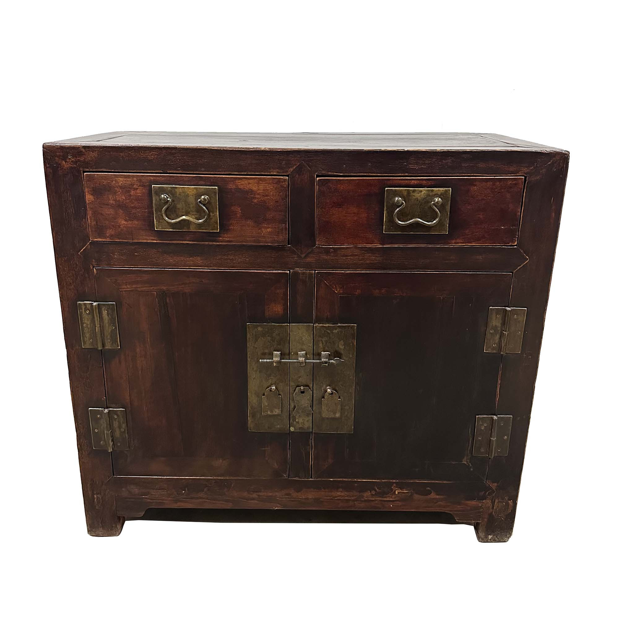 19th Century Antique Chinese Ming Style Cabinet/Sideboard