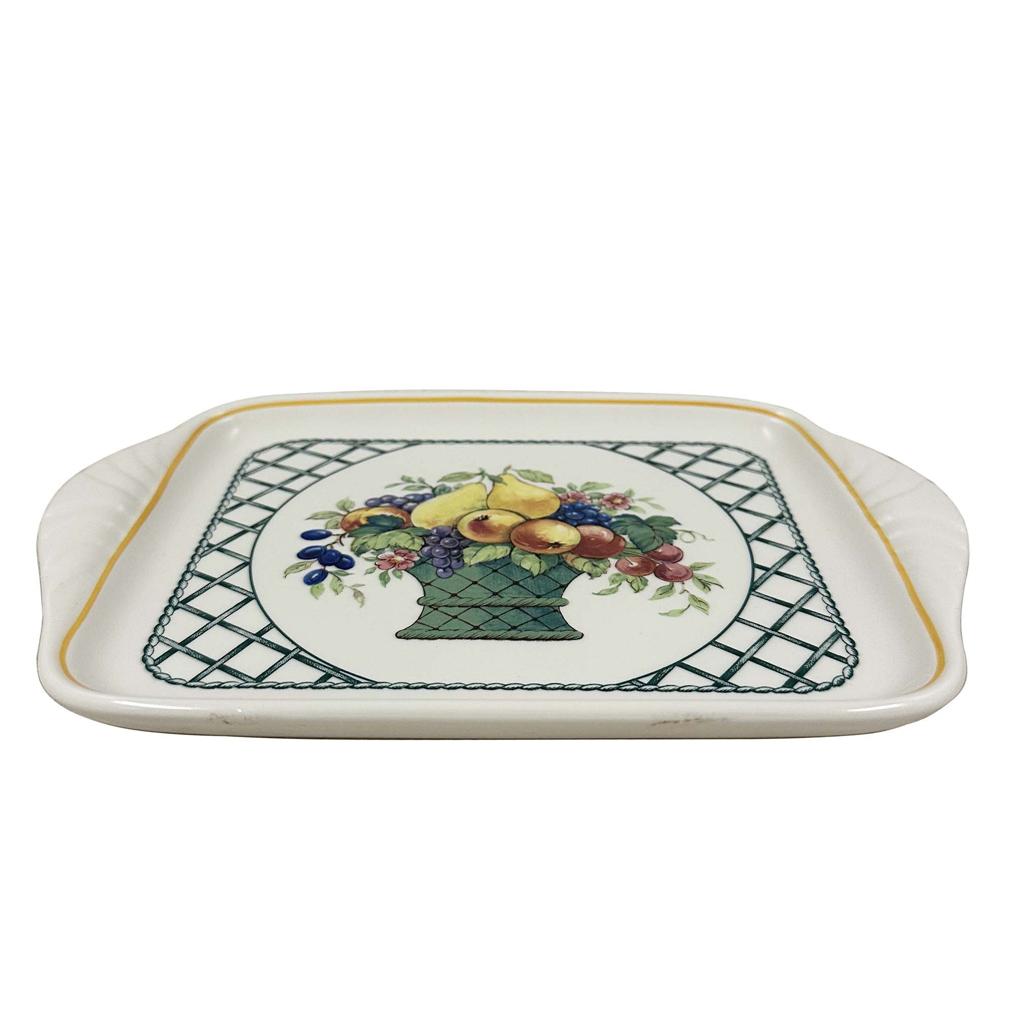 Vintage Villeroy & Boch Basket Pattern Butter Plate/Butter Tray, Germany