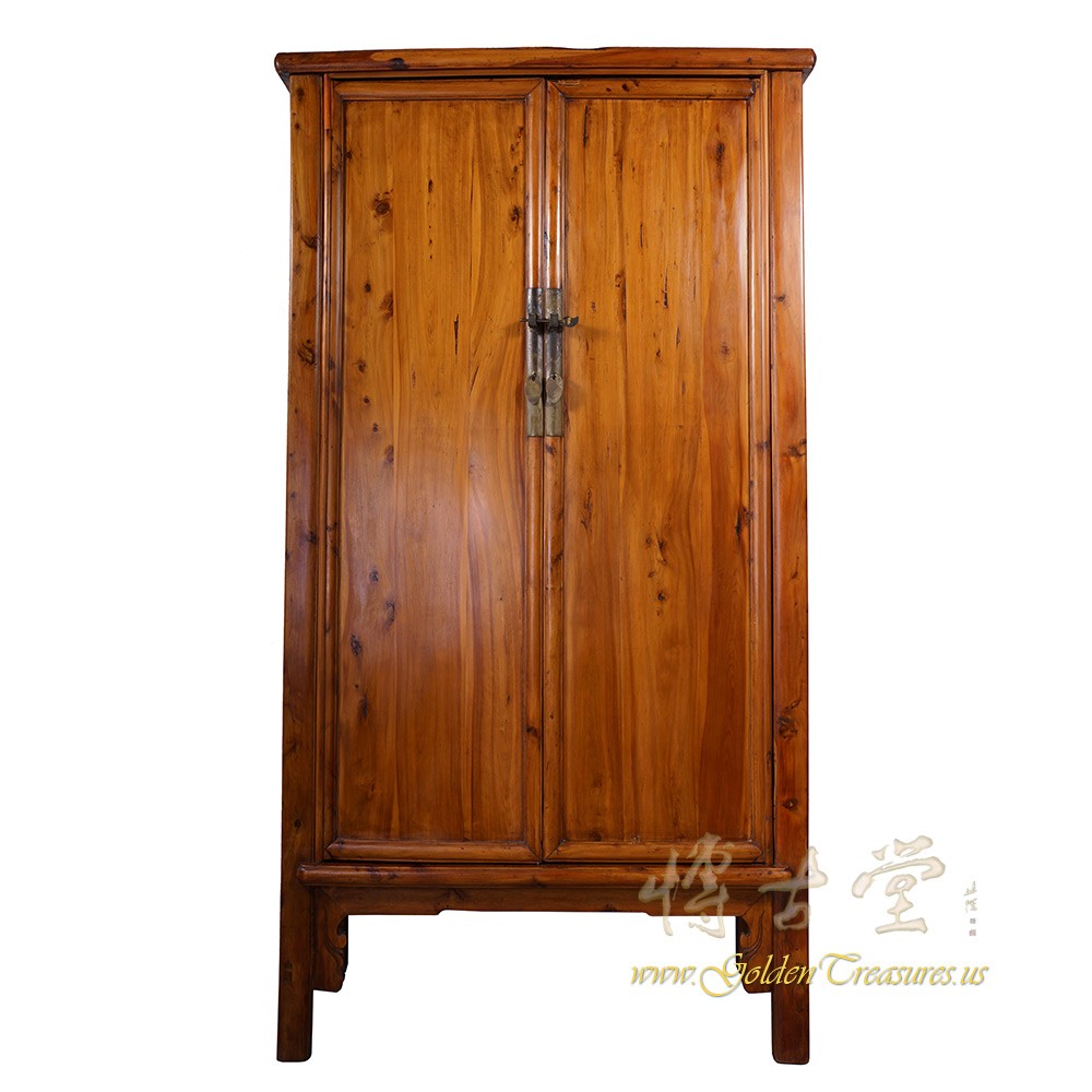 Chinese Antique Cypress Wood Armoire Huge 28p03 Chinese Antiques