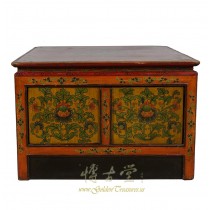 Antique Tibetan Painted Square Coffee Table 18LP80