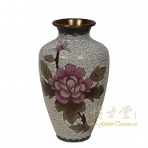 Vintage Hand Made Chinese Cloisonne Vase
