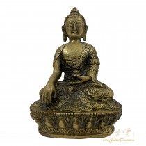 Tibetan Antique Carved Bronze Buddha Statuary