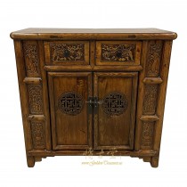 19 Century Antique Chinese Carved Coffer/Cabinet