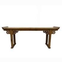 19th Century Antique Chinese Open Carved Altar Table/Sofa Table/Console