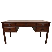 Mid 20th Century Vintage Chinese Carved Rosewood Writing Desk
