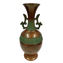 Vintage Japanese Takenaka Copper Vase