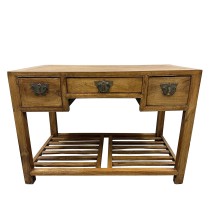 19th Century Antique Chinese Carved Secretary/Writing Desk