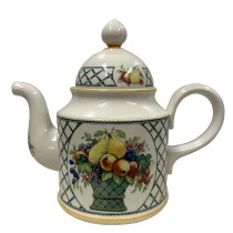 Villeroy and Boch Basket very rare Teapot/Coffee pot with Lid