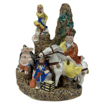 Vintage Chinese Porcelain Group figurines of Journey to the West