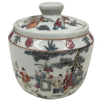 Early 20th-Century Antique Chinese Porcelain Jar With Lid
