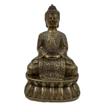Mid 20th Century Chinese Bronze Shakyamuni/Amitabha Buddha Statue