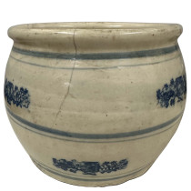 Early 20th Century Antique Chinese Ceramic Pickled Vegetable Jar
