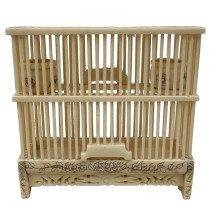 Mid-20th Century Chinese Bone Carved Cricket Cage