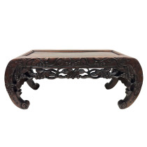 Early 20th Century Antique Chinese Hardwood Low Table or Plant Stand