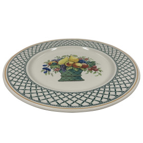 Vintage Villeroy and Boch Basket Pattern Dinner Plate, 1980s