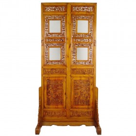 Chinese Antique Open Carved Screen/Room divider w/Stand 20P41