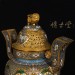 Chinese Antique Carved cloisonne Incense Burner 15LP24