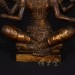 Asian Antique 18 Century Cast Iron Buddha Statuary 15XB03