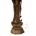 Asian Antique 18 Century Cast Iron Buddha Statuary 16LP38