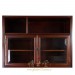 Chinese Antique Rosewood Book Cabinet with Glass Door compartment/Display Shelves 16LP87