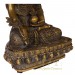 Tibetan Antique Carved Bronze Buddha Statuary 16LP98