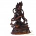 Tibetan Antique Carved Bronze Buddha Statuary 16LP99