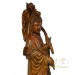 Chinese Antique Wood Carved Kwan Yin Statuary 17LP36