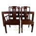 Chinese Antique Rosewood Dining Table w/8 Chairs set 17LP38