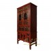 Chinese Antique Carved Gilt Red Fujiang Armoire 17LP54