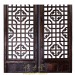 Chinese Antique Carved Lattice Interior Door/Wall Panels Pair 17LP74