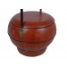 Chinese Antique Red Wooden Water Bucket