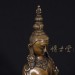 Tibetan Antique Carved Bronze Buddha Statuary 22X23