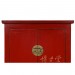 Chinese Antique 2 Doors Red Lacquered Cabinet/Chest 28B02