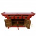 Chinese Antique Reproduction Red Lacquered Altar Cabinet/Buffet Table 28B06