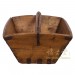 Chinese Antique Official Wooden Rice Grain Basket ",Dou", 28P13A