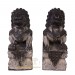 31 Chinese Antique Natural Stone Foo Dog Statue - a Pair 28X22